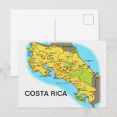 Carte postale du COSTA RICA (Devant / Derrière)