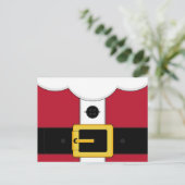 Carte postale du costume Santa Claus (Debout devant)