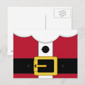 Carte postale du costume Santa Claus (Devant / Derrière)