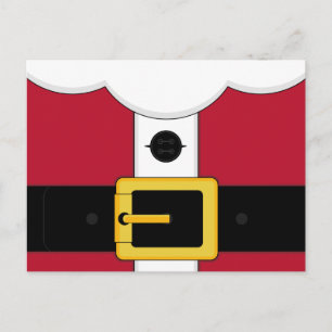 Carte postale du costume Santa Claus
