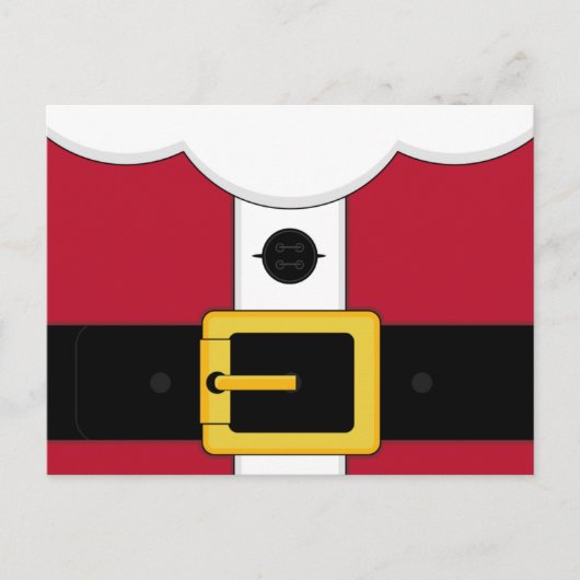 Carte postale du costume Santa Claus (Devant)
