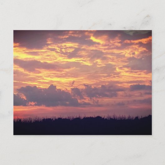 Carte postale du coucher de soleil (Devant)