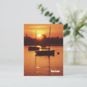 Carte postale du coucher de soleil de Bosham (Debout devant)