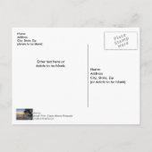 Carte postale du coucher de soleil de Gulf Breeze (Dos)