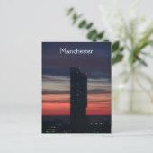 Carte postale du coucher de soleil de Manchester (Debout devant)