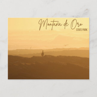Carte postale du coucher de soleil du Montaña de O