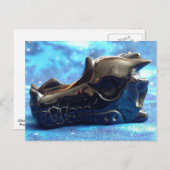 Carte postale du crâne Obsidian Dragon (Devant / Derrière)