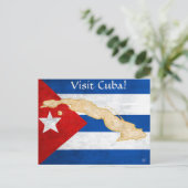 Carte postale "du Cuba de visite" (Debout devant)