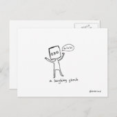 Carte postale du cube stock (Devant / Derrière)