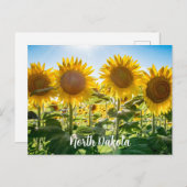 Carte postale du Dakota du Nord (Devant / Derrière)