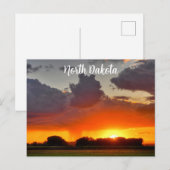 Carte postale du Dakota du Nord (Devant / Derrière)
