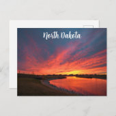 Carte postale du Dakota du Nord (Devant / Derrière)