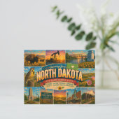 Carte postale du Dakota du Nord (Debout devant)
