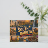 Carte postale du Dakota du Sud (Debout devant)