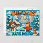 Carte postale du DAKOTA DU SUD (Devant / Derrière)