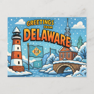 Carte postale du DELAWARE