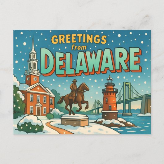 Carte postale du DELAWARE (Devant)