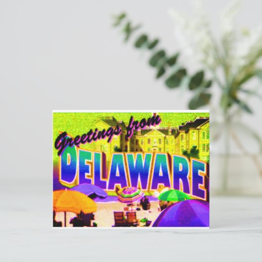 Carte postale du Delaware (Debout devant)