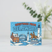 Carte postale du DELAWARE (Debout devant)