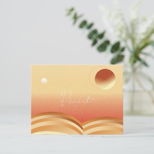 Carte postale du désert (Debout devant)