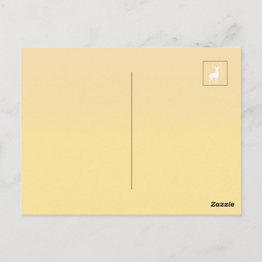 Carte postale du désert (Dos)