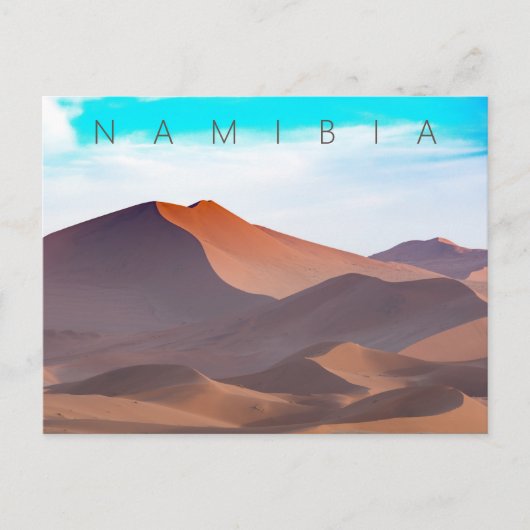Carte postale du désert de Namibie (Devant)
