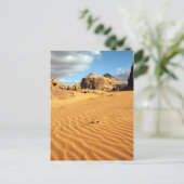 Carte postale du désert de Wadi Rum (Debout devant)