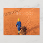 Carte postale du désert du Sahara, Maroc (Devant)