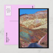 Carte postale du désert peint (Devant / Derrière)