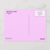 Carte postale du désert peint (Dos)