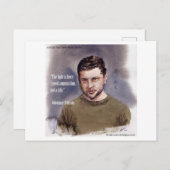 Carte postale du devis de Vladimir Zelensky et mun (Devant / Derrière)