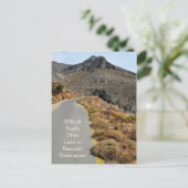 Carte postale du devis de voyage Inspiration (Debout devant)