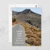 Carte postale du devis de voyage Inspiration (Devant / Derrière)