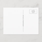 Carte postale du devis d'enseignement (Dos)