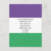 Carte postale du devis Emily Dickinson (Devant)