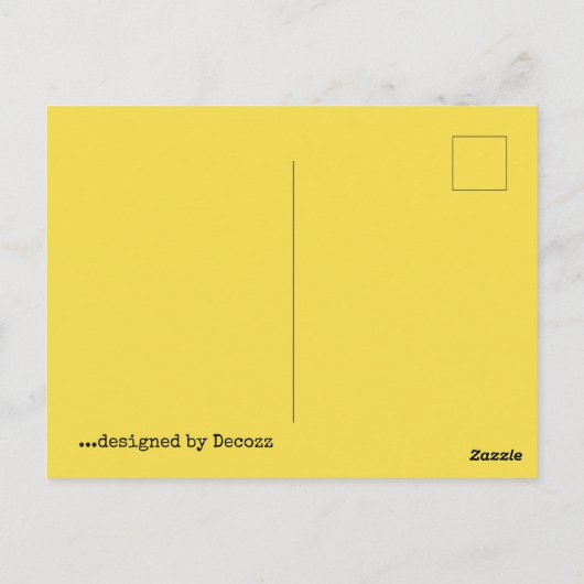 Carte postale du dialecte du Yorkshire (Dos)