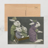 Carte postale du dimanche Bunnies (Devant / Derrière)