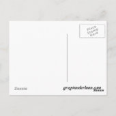 Carte postale du disque volant (Dos)