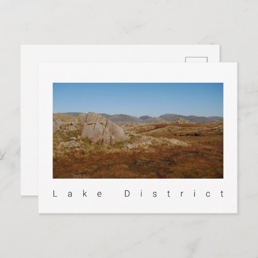 Carte postale du district de Lake (Devant / Derrière)