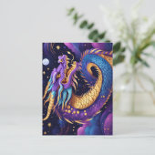 carte postale du dragon céleste (Debout devant)