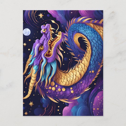 carte postale du dragon céleste (Devant)