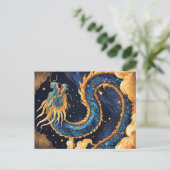 carte postale du dragon chinois (Debout devant)