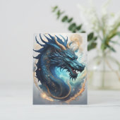 carte postale du dragon des nuages (Debout devant)