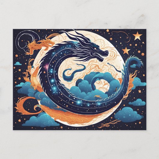 carte postale du dragon lunaire (Devant)