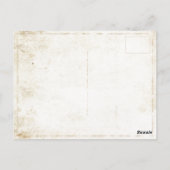 Carte postale du drapeau américain avec silhouette (Dos)