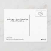 Carte postale du drapeau américain et de l'aigle p (Dos)