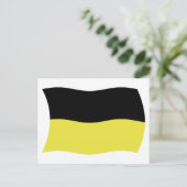 Carte postale du drapeau cachoube (Debout devant)