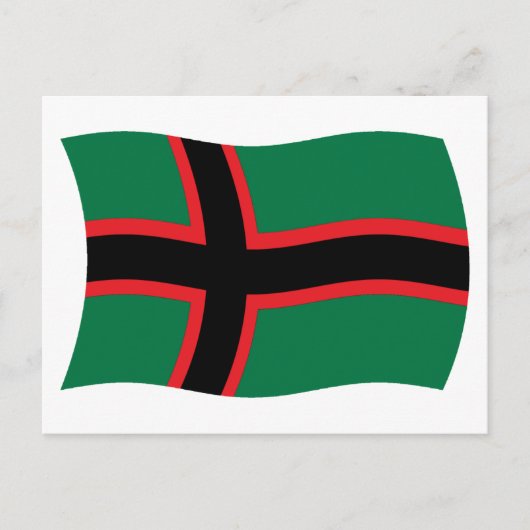 Carte postale du drapeau carélien (Devant)