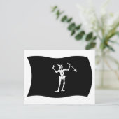 Carte postale du drapeau de Barbe noire (Debout devant)
