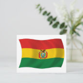 Carte postale du drapeau de Bolivie (Debout devant)